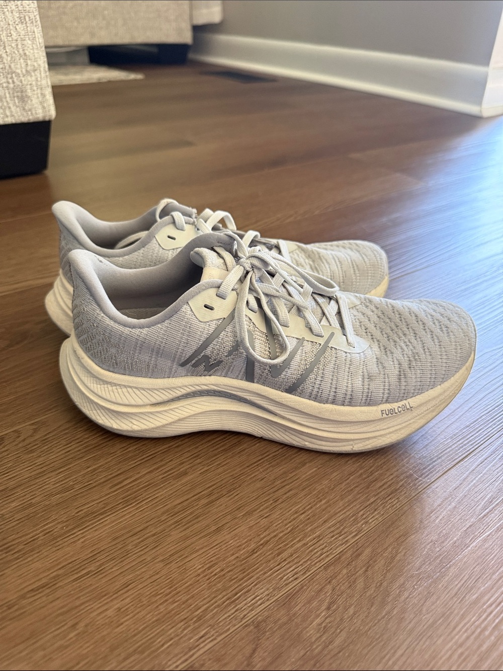 New Balance Neutral Gray/White Performance Runners - Picture 3 of 5